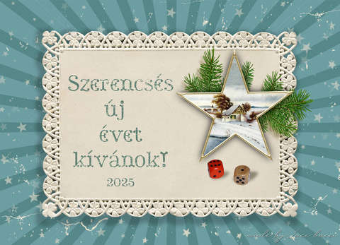 grafika, újév