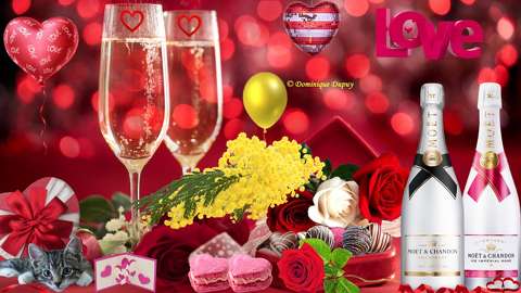 Saint Valentin - Création Domi