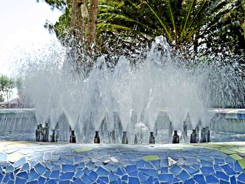kertek és parkok marbella spanyolország szökőkút