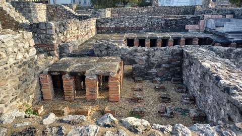 Aquincum, római kori polgárváros romkertje