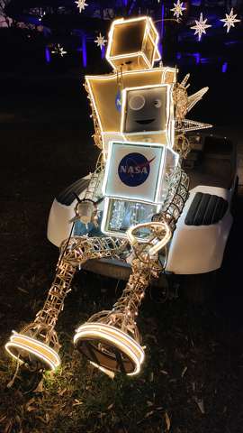 Lumina Park, Budapest, Margitsziget, fények, robot
