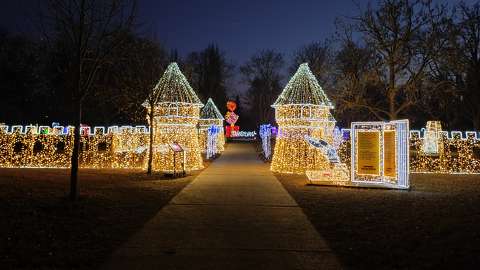 Lumina Park, Budapest, Margitsziget, fények,
