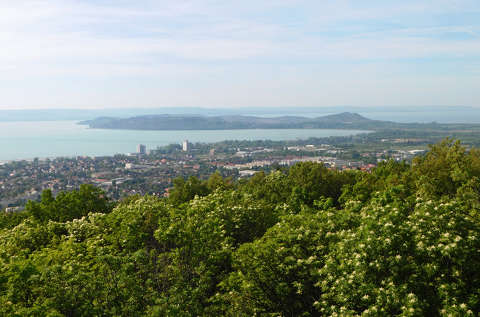Balatonfüred, Tamás-hegyi kilátópont, Balaton, Tihanyi-félsziget