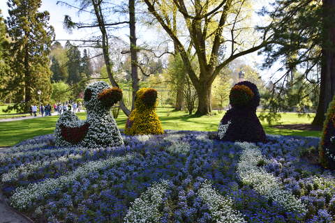 kertek és parkok mainau virágsziget németország szobor