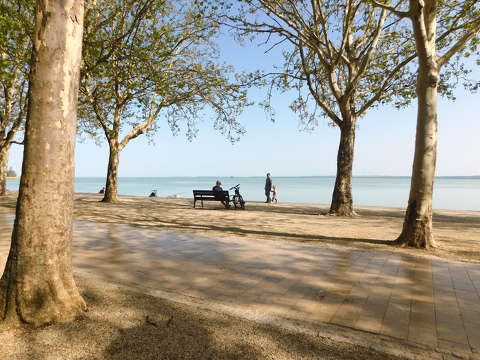 Balatonfüred, Tagore sétány és emlékfa park