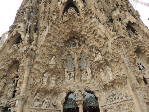 Sagrada Familia főhomlokzat,Barcelona