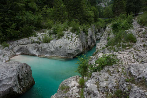 Velika Korita, Soca völgy, Szlovénia
