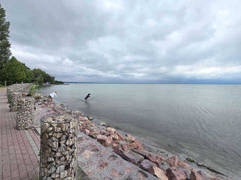 Balaton, Kenese - vihar után