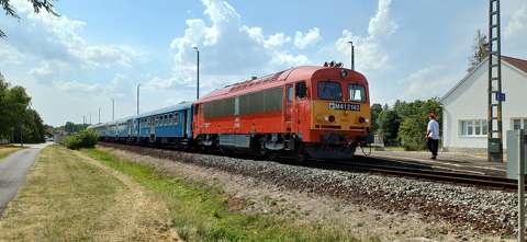 MÁV Retró hétvége M41 2143 Vonyarcvashegy