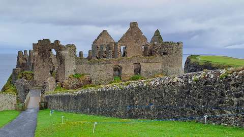 Írország - Dunluce vára