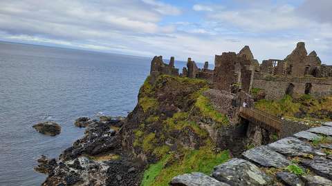Írország - Dunluce vára