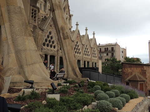 Barcelona,Sagrada Familia oldalhomlokzata,Spanyolország