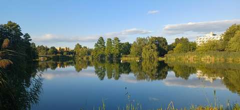 Szombathely - Csónakázó - tó, tükröződés