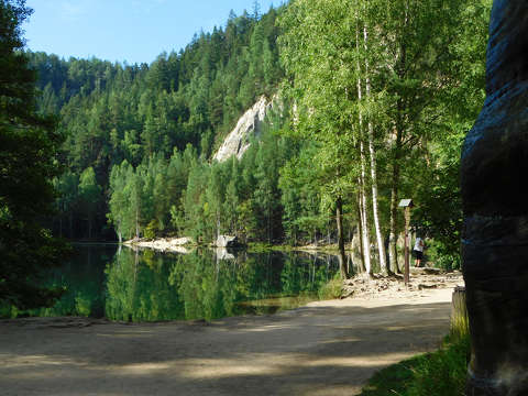 Csehország, sziklalabirintus - Adršpach
Sziklató