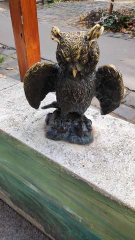 bagoly, szobor