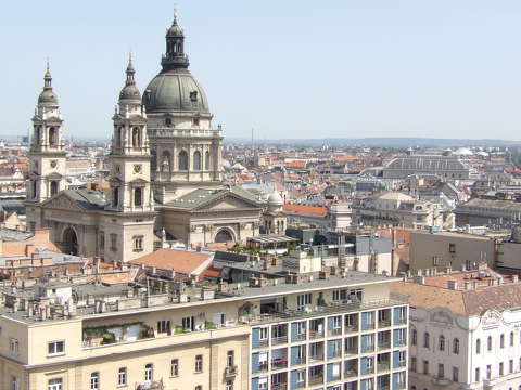 Budapest,Bazilika az Óriáskerékről