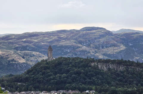 William Wallace-emlékmű csúcsa - Stirling, Skócia