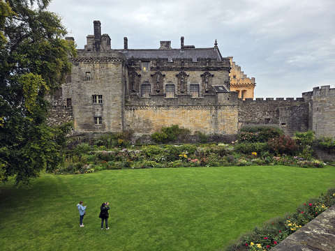 Stirling Castle udvar, Skócia