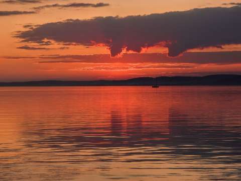 balaton címlapfotó felhő magyarország