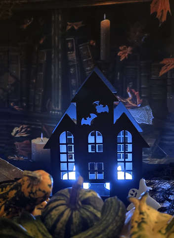 Halloween, tök, dekoráció