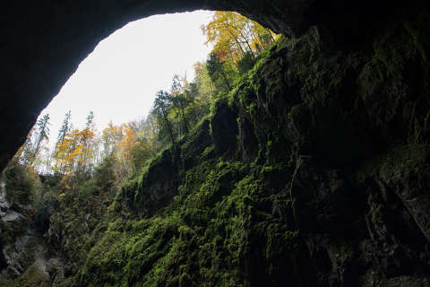 Macocha víznyelő, Csehország