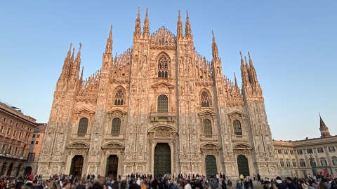 Olaszország legnagyobb temploma, a milánói dóm.