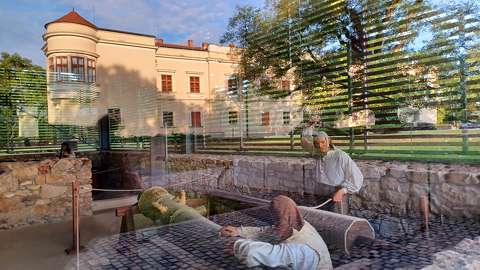 Sárospataki vár az ágyúöntő műhellyel