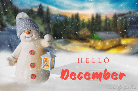 december, grafika