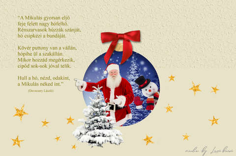 grafika, hóember, mikulás