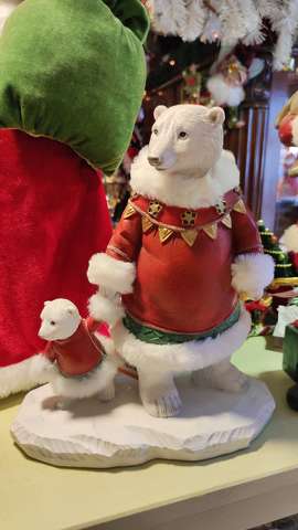 karácsony, karácsonyi dekoráció, medve, tél