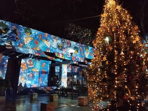 Hévíz, karácsonyi fények