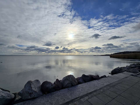 Balatonalmádi, strand, 2025.december 31.