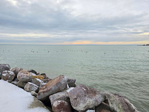 Balatonalmádi strand 2026.01.01.