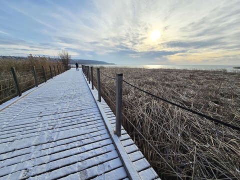 Balatonfűzfő, Balaton, stég