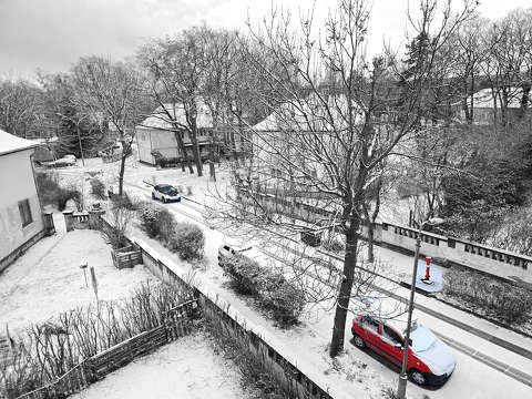 Balatonfűzfő, utcarészlet