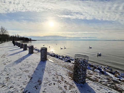 Balatonkenese, Parti sétány