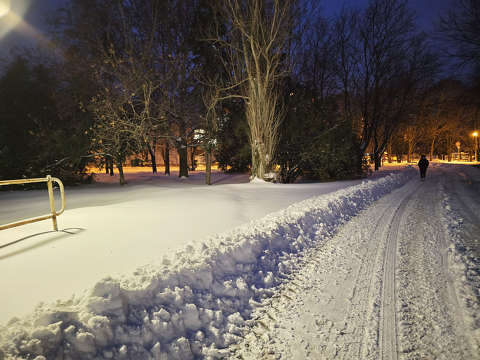 Balatonfűzfő, kékóra, út