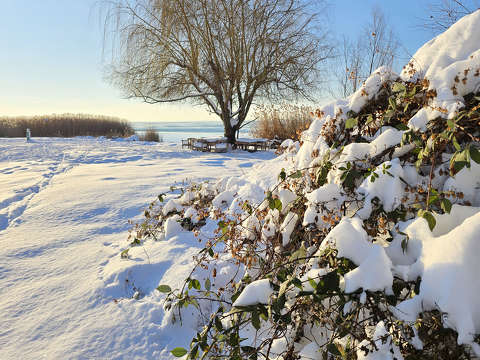 Balatonfűzfő, Balaton, Parti sétány
