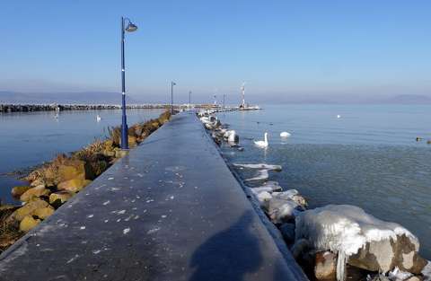 balaton címlapfotó jég magyarország