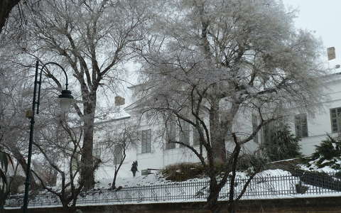 Szekszárd, Vármegyeháza a Borkúttal