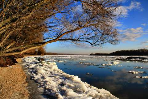 címlapfotó duna folyó jég