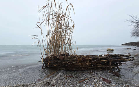 Tihany, Balaton, jég