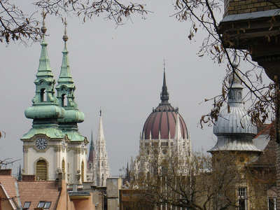 Kilátás a várból, Budapest, Magyarország