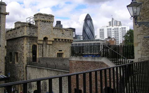 London ,Kilátás a Towerból