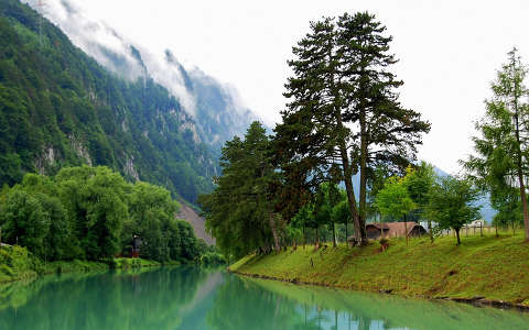 Interlaken, Svájc, Alpok