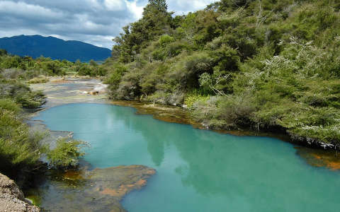 Waimangu Vulkanikus völgy, Rotorua, Új-Zéland
