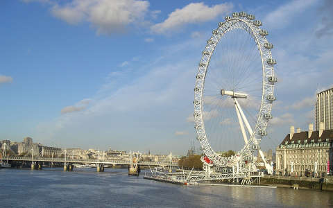 London Eye, Temze folyó