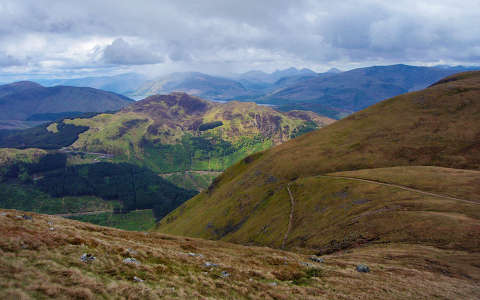 Skót felföld, Ben Nevis csúcsa felé tartva