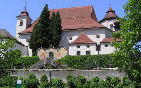 Traunkirchen,Halász-szószékes templom, Ausztria