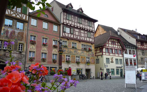 Stein am Rhein főutcája, Svájc